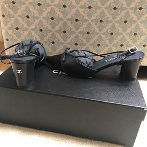 Chanel slingback sandals